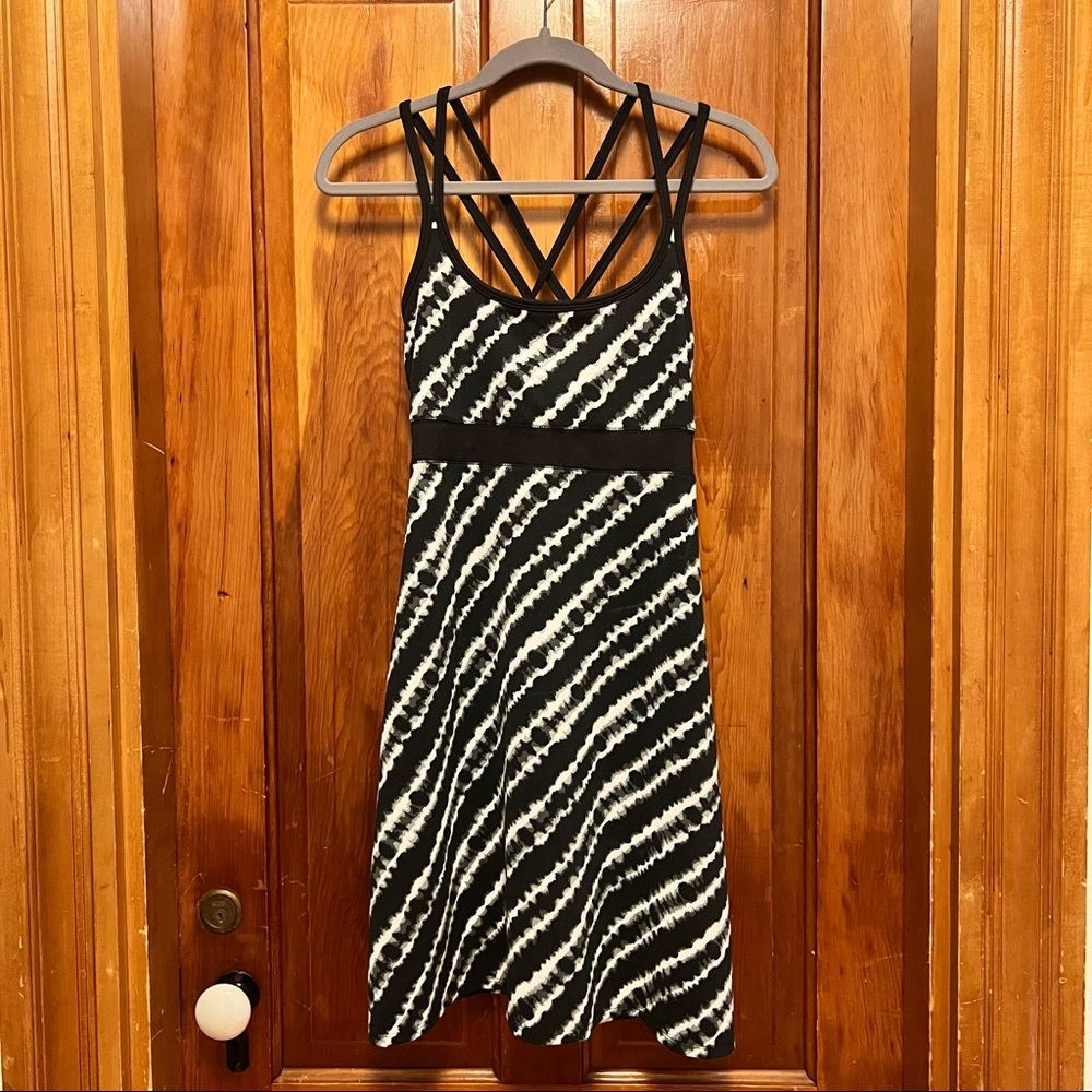 Soybu Black And White Strappy  Dress